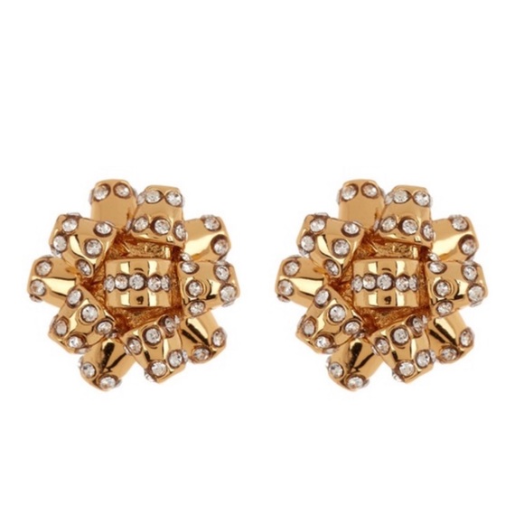 kate spade Jewelry - KATE SPADE • Crystal Borgeous Bows Earrings